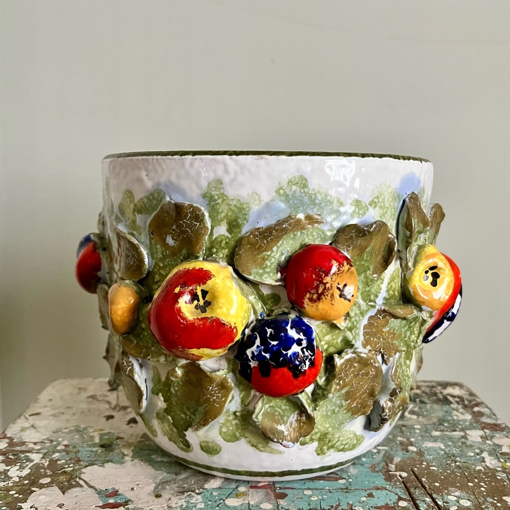 Italian Majolica Planter